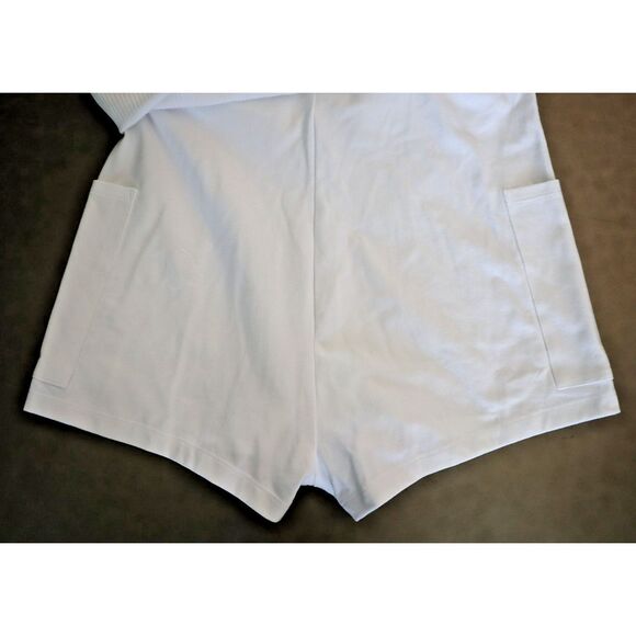 PINK  x Victoria's Secret Women's Sz XL White Ribbed Square Neck Active Dress - Picture 7 of 13